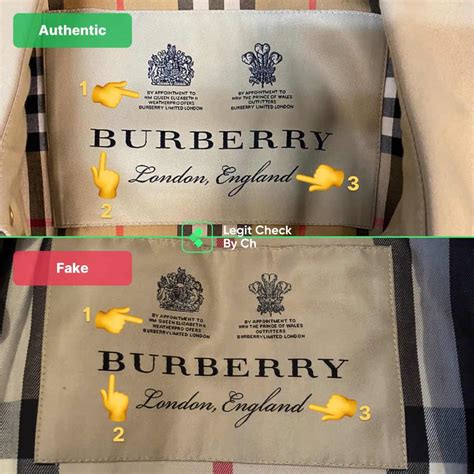 real vs fake burberry